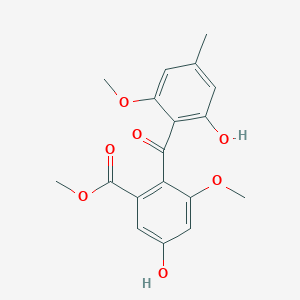 molecular formula C18H18O7 B161492 Monomethylsulochrin CAS No. 10056-14-1