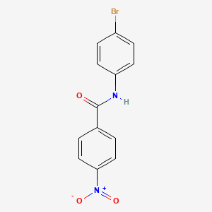 molecular formula C13H9BrN2O3 B1614922 N-(4-bromophenyl)-4-nitrobenzamide CAS No. 59280-03-4