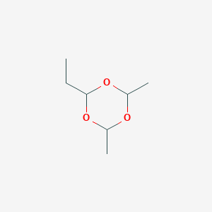 molecular formula C7H14O3 B1614924 2-Ethyl-4,6-dimethyl-1,3,5-trioxane CAS No. 24261-86-7