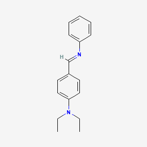 N,N-diethyl-4-[(E)-(phenylimino)methyl]aniline