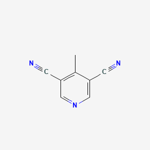molecular formula C8H5N3 B1614938 4-Methyl-3,5-pyridinedicarbonitrile CAS No. 4574-75-8
