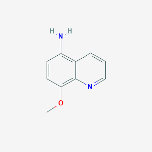 molecular formula C10H10N2O B1614939 8-Methoxyquinolin-5-amine CAS No. 70945-35-6