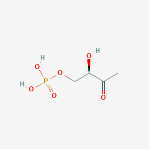 molecular formula C4H9O6P B161495 [(2R)-2-hydroxy-3-oxobutyl] dihydrogen phosphate CAS No. 130971-02-7