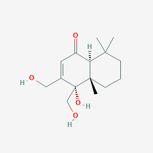 9alpha,11,12-Trihydroxydrim-7-en-6-one
