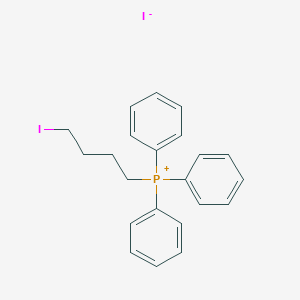 molecular formula C22H23I2P B161498 (4-Iodobutyl)(triphenyl)phosphanium iodide CAS No. 159085-21-9