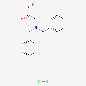 molecular formula C16H18ClNO2 B1614989 N,N-Dibenzylglycine CAS No. 65130-70-3
