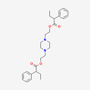 molecular formula C28H38N2O4 B1614992 Febuverine CAS No. 7077-33-0