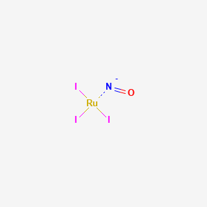 molecular formula I3NORu- B1614993 Ruthenium, triiodonitrosyl- CAS No. 68133-83-5
