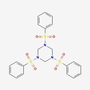 1,3,5-Triazine, hexahydro-1,3,5-tris(phenylsulfonyl)-
