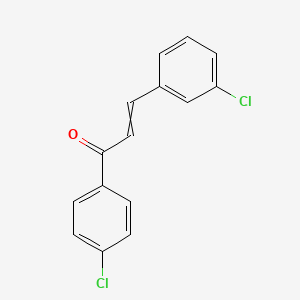 3-(3-chlorophenyl)-1-(4-chlorophenyl)prop-2-en-1-one