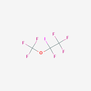 molecular formula C3F7IO B161502 1,1,1,2-Tetrafluoro-2-iodo-2-(trifluoromethoxy)ethane CAS No. 139604-89-0