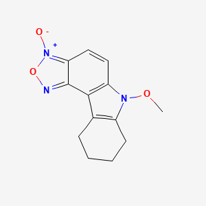 6-Methoxy-7,8,9,10-tetrahydro-6h-[1,2,5]oxadiazolo[3,4-c]carbazol-3-ium-3-olate