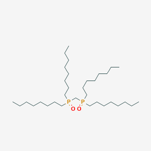 molecular formula C33H70O2P2 B1615053 Methylenebis(dioctylphosphine) oxide CAS No. 21245-08-9