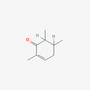 molecular formula C9H14O B1615059 2,5,6-Trimethylcyclohex-2-en-1-one CAS No. 20030-30-2