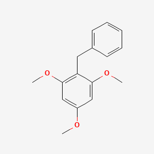 molecular formula C16H18O3 B1615062 2,4,6-TRIMETHOXYDIPHENYLMETHANE CAS No. 22807-99-4