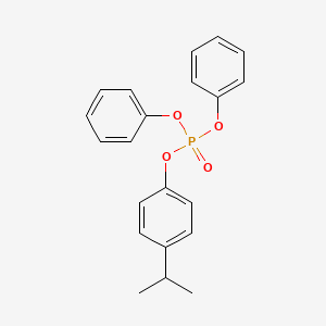 molecular formula C21H21O4P B1615071 Diphenyl p-isopropylphenyl phosphate CAS No. 55864-04-5
