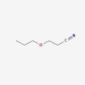 molecular formula C6H11NO B1615076 3-Propoxypropiononitrile CAS No. 51299-82-2