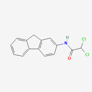 molecular formula C15H11Cl2NO B1615084 Acetamide, 2,2-dichloro-N-(2-fluorenyl)- CAS No. 60550-81-4