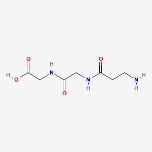 molecular formula C7H13N3O4 B1615086 beta-Alanyl-glycyl-glycine CAS No. 42538-55-6