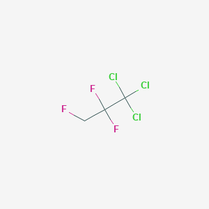 molecular formula C3H2Cl3F3 B161509 1,1,1-Trichloro-2,2,3-trifluoropropane CAS No. 131211-71-7