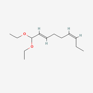 molecular formula C13H24O2 B1615124 (2E,6Z)-1,1-Diethoxynona-2,6-diene CAS No. 67674-36-6