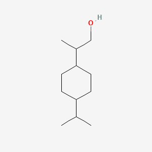 molecular formula C12H24O B1615131 Cyclohexaneethanol, beta-methyl-4-(1-methylethyl)- CAS No. 67634-03-1