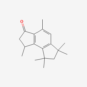 B1615139 1,6,7,8-Tetrahydro-1,4,6,6,8,8-hexamethyl-as-indacen-3(2H)-one CAS No. 68298-33-9