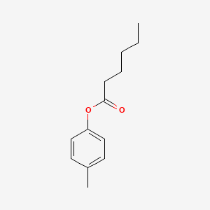 B1615144 Hexanoic acid, 4-methylphenyl ester CAS No. 68141-11-7