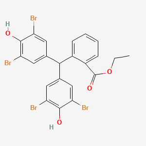 molecular formula C22H16Br4O4 B1615150 ETHYL 2-[BIS(3,5-DIBROMO-4-HYDROXYPHENYL)METHYL ]BENZOATE CAS No. 61931-71-3