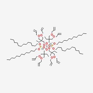 molecular formula C100H193O18P2Ti- B1615160 Tetra(2,2-diallyloxymethylene-1-butyl)bis(ditridecyl phosphite) titanate CAS No. 64157-14-8