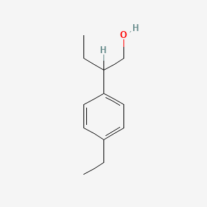 molecular formula C12H18O B1615166 beta,4-Diethylphenethyl alcohol CAS No. 36207-25-7