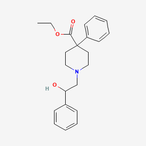 molecular formula C22H27NO3 B1615174 Oxpheneridine CAS No. 546-32-7