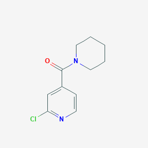 molecular formula C11H13ClN2O B161519 (2-Chloropyridin-4-yl)(piperidin-1-yl)methanone CAS No. 90287-80-2