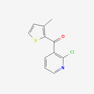 2-Chloro-3-(3-methyl-2-thenoyl)pyridine