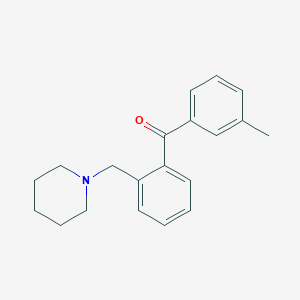 3'-Methyl-2-piperidinomethyl benzophenone