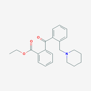 2-Carboethoxy-2'-piperidinomethyl benzophenone