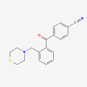 4'-Cyano-2-thiomorpholinomethyl benzophenone