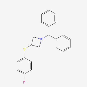 1-Benzhydryl-3-(4-fluorophenylthio)azetidine