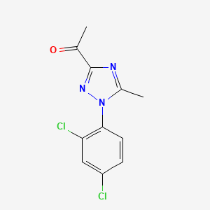 3-Acetyl-1-(2,4-dichlorophenyl)-5-methyl-1,2,4-triazole