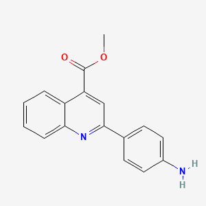 Methyl 2-(4-aminophenyl)quinoline-4-carboxylate