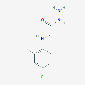 molecular formula C9H12ClN3O B1615245 2-[(4-Chloro-2-methylphenyl)amino]acetohydrazide CAS No. 415711-83-0