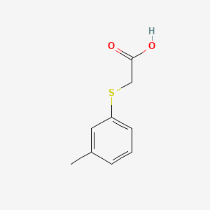 molecular formula C9H10O2S B1615272 2-(m-Tolylthio)acetic acid CAS No. 3996-30-3