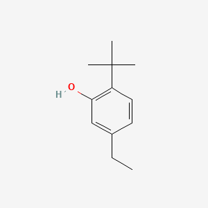molecular formula C12H18O B1615273 2-tert-Butyl-5-ethylphenol CAS No. 4237-25-6