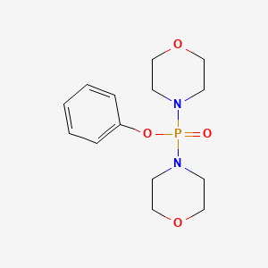 Phosphinic acid, dimorpholino-, phenyl ester