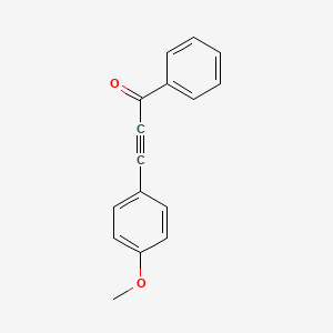 molecular formula C16H12O2 B1615291 3-(4-Methoxyphenyl)-1-phenylprop-2-yn-1-one CAS No. 20442-66-4