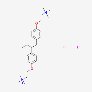 molecular formula C27H44I2N2O2 B1615330 Anethocurarium diiodide CAS No. 3571-45-7