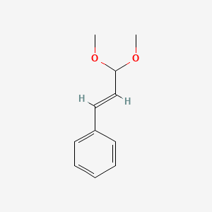 molecular formula C11H14O2 B1615336 Cinnamaldehyde dimethyl acetal CAS No. 4364-06-1