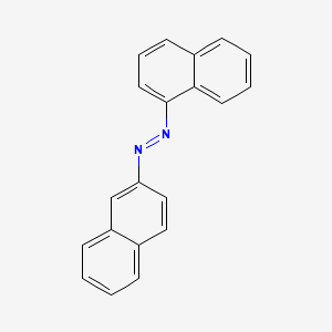 molecular formula C20H14N2 B1615344 Diazene, 1-naphthalenyl-2-naphthalenyl- CAS No. 2653-63-6