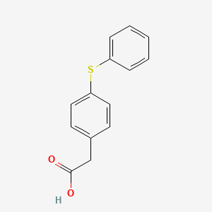 molecular formula C14H12O2S B1615349 2-(4-(Phenylthio)phenyl)acetic acid CAS No. 6317-61-9