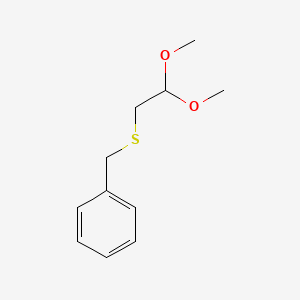 {[(2,2-Dimethoxyethyl)sulfanyl]methyl}benzene